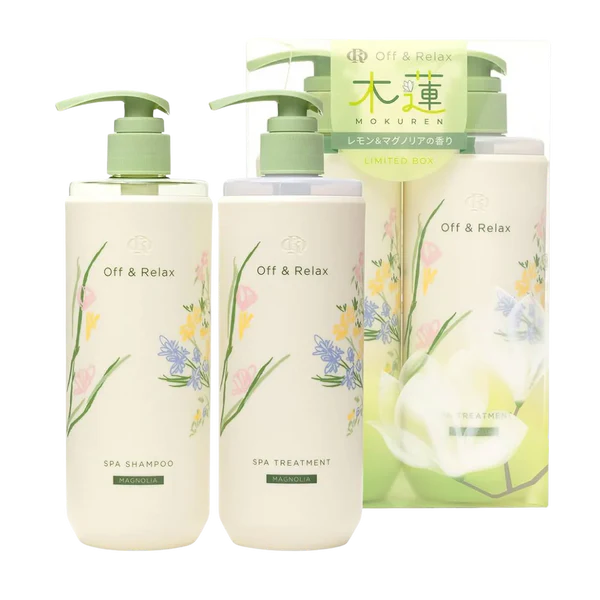 OFF & RELAX Spa Shampoo + Hair Treatment Lemon & Magnolia Limited Set (2x460ml)