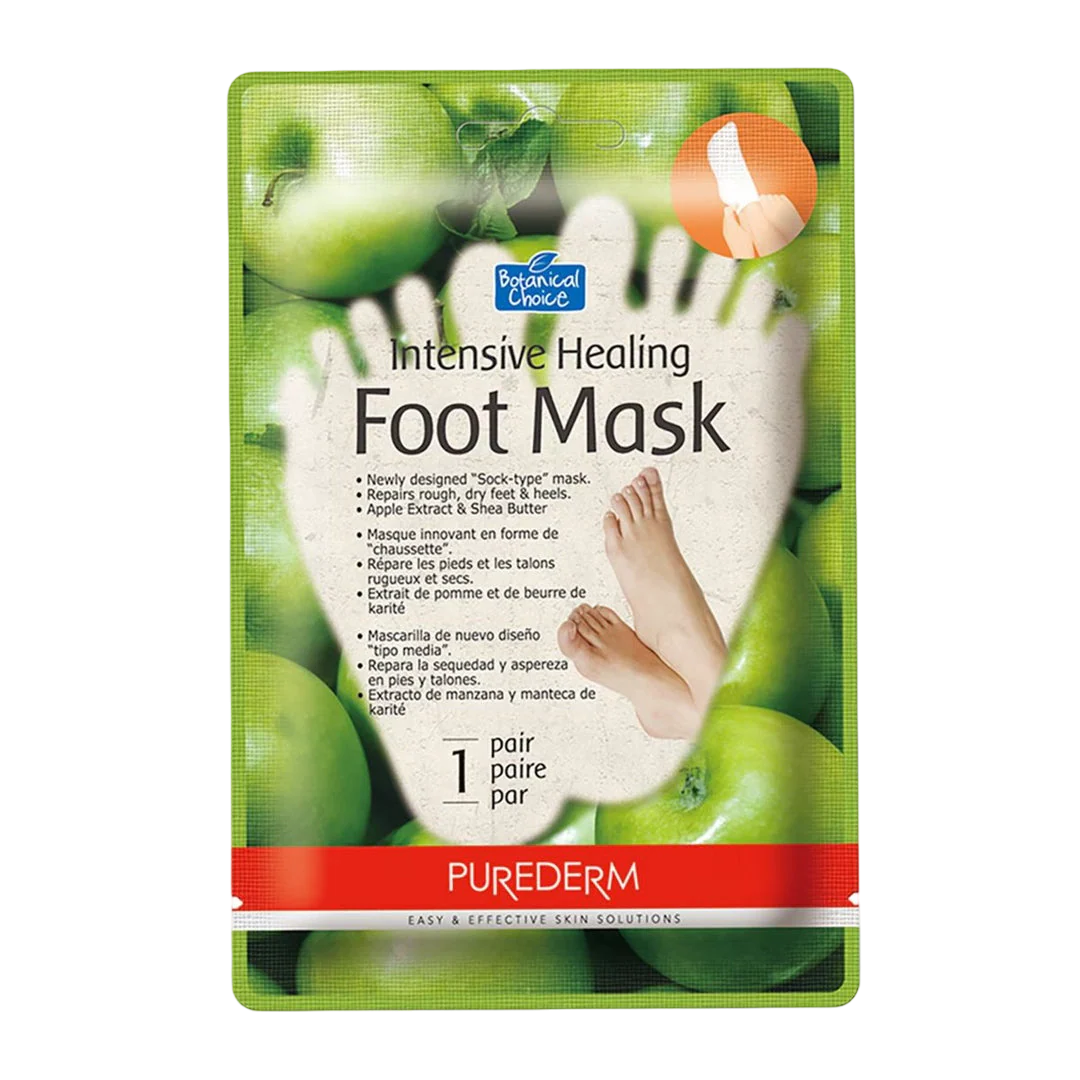 PUREDERM Botanical Choice Intensive Healing Foot Mask (1 pair)