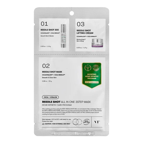VT Reedle Shot All-In-One 3-Step Mask (1 PC)