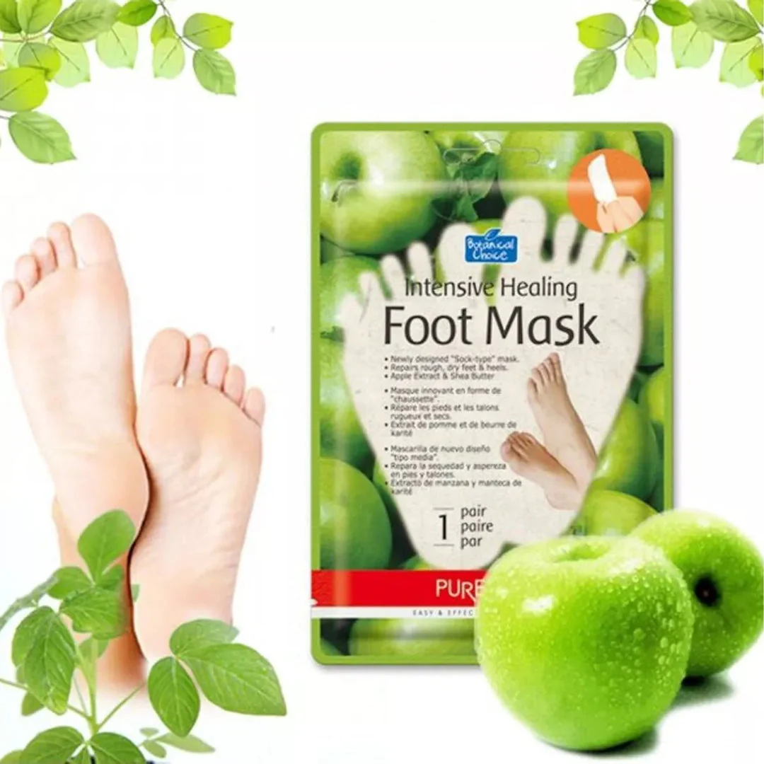 PUREDERM Botanical Choice Intensive Healing Foot Mask (1 pair)