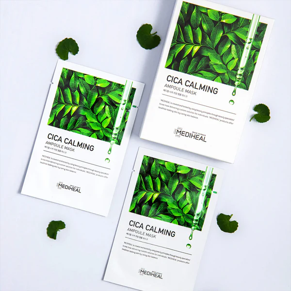 MEDIHEAL Cica Calming Ampoule Mask (10 PCs)