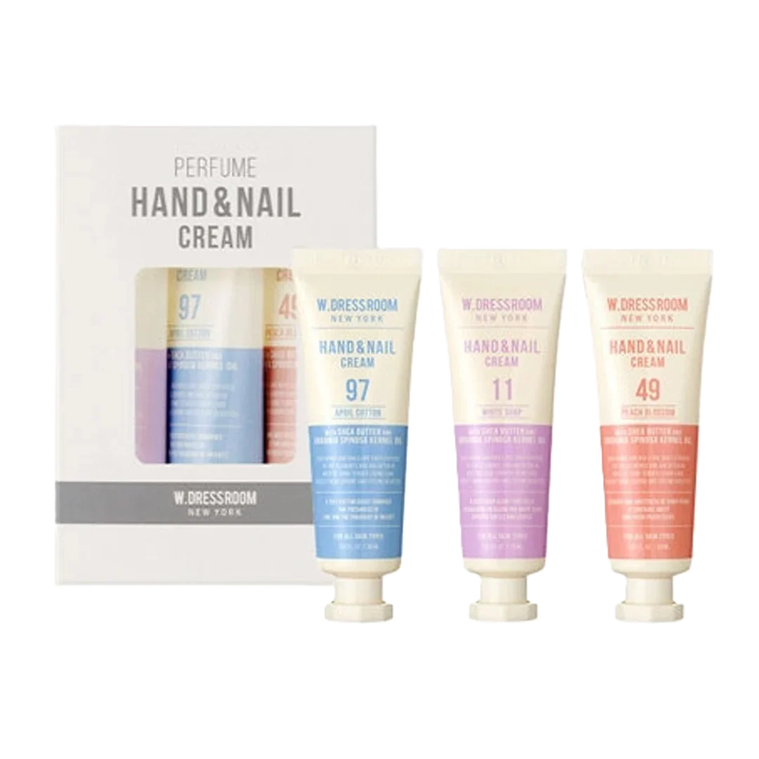 W. DRESSROOM Perfume Hand & Nail Cream Set (3x30ml)