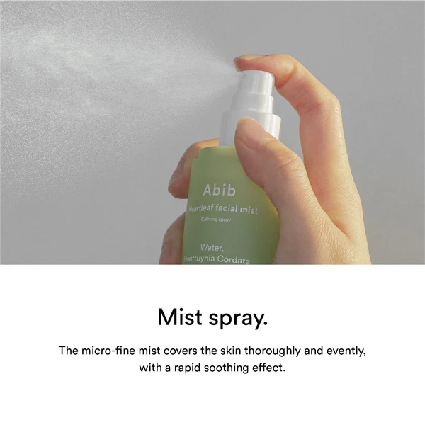 Abib Heartleaf Facial Mist Calming Spray (150ml + 150ml refill)