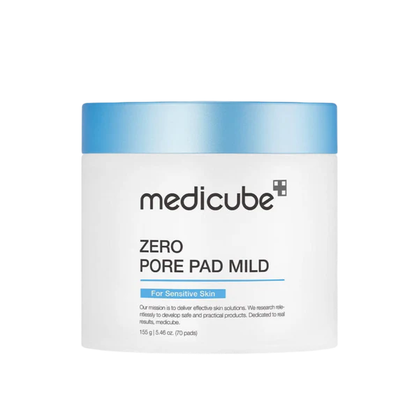 Medicube Zero Pore Madecassoside Pad - Mild (70 PCs)