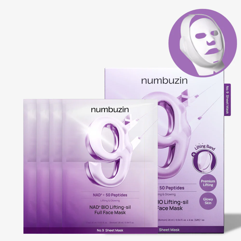 numbuzin No.9 NAD Bio Lifting Full Cover Facial Mask