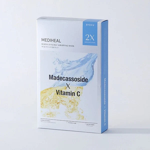 MEDIHEAL Derma Synergy Wrapping Mask - Madecassoside x Vitamin C