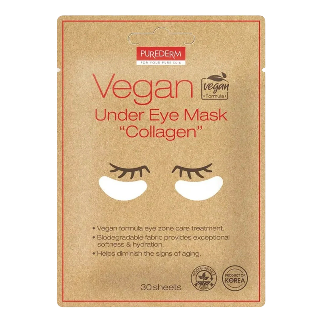 PUREDERM Vegan Under Eye Collagen Mask (15 pairs)