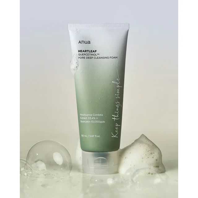 ANUA Heartleaf Quercetinol Pore Deep Cleansing Foam