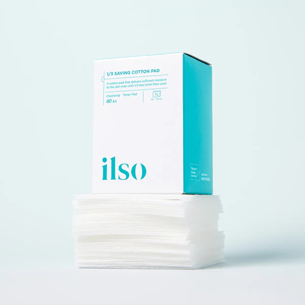 ILSO 1/3 Saving Cotton Pad (40 Sheets)