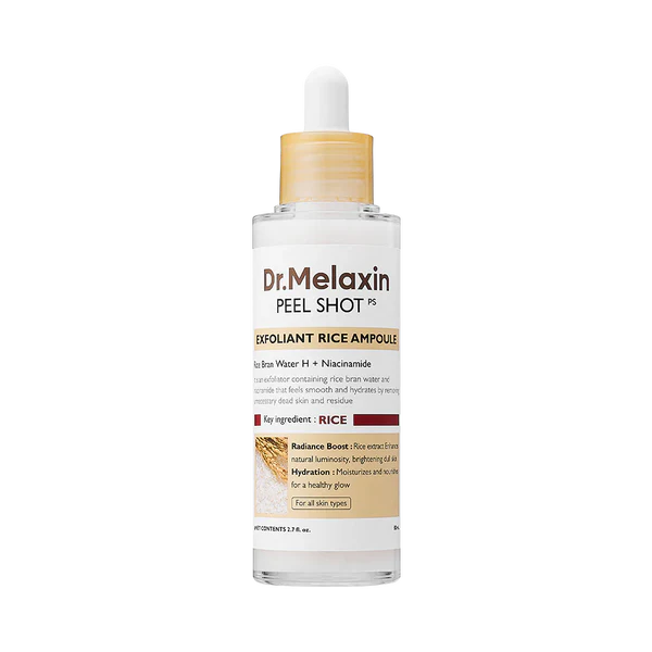 Dr.Melaxin Peel Shot Exfoliating White Rice Ampoule (80ml)